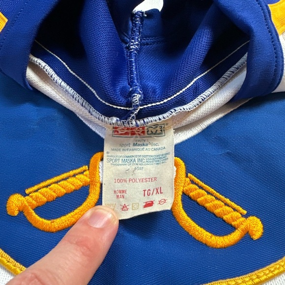 Vintage 80s NHL CCM Buffalo Sabres Perreault Jersey Size XL - Picture 8 of 11